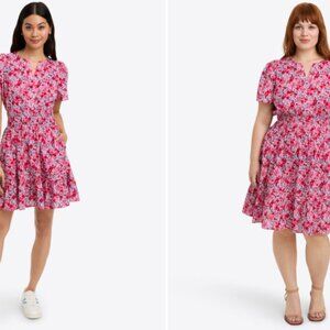 Sold Out 1X Draper James Wilson Mini Dress in Cotton Floral (Brand New)